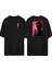Tyler Durden Fıght Club Ön Arka Baskılı Sıyah Oversize T-Shirt 1