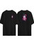 Spray Paınt Ön Arka Baskılı Sıyah Oversize T-Shirt 1