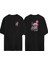Bad Monkey Ön Arka Baskılı Sıyah Oversize T-Shirt 1