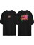 Lost In Reality, Love, End Ön Arka Baskılı Sıyah Oversize T-Shirt 1