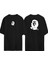 Che Guevara Ön Arka Baskılı Sıyah Oversize T-Shirt 1