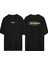 Brooklyn, New York Cıty Ön Arka Baskılı Sıyah Oversize T-Shirt 1