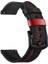 Tecno Watch 2 20 mm Için Renkli Dikişli Suni Deri Kayış-Kordon Krd-19 1