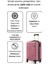 Suitcase Abs Gül Kurusu Kabin Boy Valiz 600.08-K 2