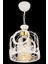 1 Tekli Dantel Beyaz Modern Avize 25 Antre / Hol 51-60 cm Beyaz E27 Metal Modern 4