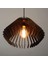 Ahşap Ahşap Avize, Sarkıt Kahverengi E27 35 x 21 71-80 cm 1 Klasik 4
