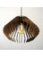 Ahşap Ahşap Avize, Sarkıt Kahverengi E27 35 x 21 71-80 cm 1 Klasik 5