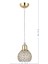 1 Hürrem Tekli Sarkıt Avize (Gold) Altın Kristal Taş Taşlı E27 51-60 cm 2