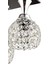 Metal Cansu 3 Lü Siyah Krom Yaldızlı Kristal Top Modern Avize Siyah Modern 3 E27 3