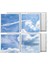 60X60 LED Panel Sıva Altı Desenli 2x2 Dörtlü Grup 46511157SA 1