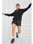 Nike Swoosh Loose Fit Sweatshirt Black Bol Kesim Kapüşonlu Sweatshirt Siyah 4