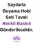 Renkli Baskılı Sayılarla Boyama Hobi Seti (Çerçeveli-Büyük Boy) 95X125 Cm: Pembe Gül 3