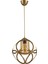 71-80 cm Aydın Tekli Avize Eskitme Bal Akrilik 1 Modern Tek Ebat Metal Sarı E27 2