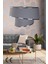Gri Antrasit Orion Avize 1 E27 Salon / Oturma Odası 35 x 25 Modern Kumaş 35 - 50 1