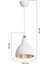 Modern Beyaz Sarkıt Avize Salon Mutfak Koridor Yatak Odası Lamba Mutfak Plastik 1 Beyaz 18 51-60 cm 3
