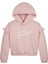 Baskılı Kız Çocuk Pembe Sweatshırt Hılfıger Scrıpt Ruffle Hoodıe 1