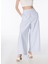 Mavi - Beyaz Kadın Lastikli Bol Kesim Pantolon FC4SL-PNT0141 2