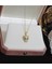 Zirkon Taşlı Gold Kaplan Kolye (Garantili Ürün) 316L Ayar Çelik 2