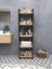 Banyo Dolabı Raflı Mikrodalga Dolabı Çok Amaçlı Düzenleyici Mutfak Dolabı Kiler Rafı Mdf 170 cm 1