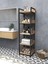 Banyo Dolabı Raflı Mikrodalga Dolabı Çok Amaçlı Düzenleyici Mutfak Dolabı Kiler Rafı Mdf 170 cm 2