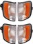 2x Araba Köşe Işık Ön Dönüş Sinyali Gösterge Lambası E Sınıfı Için W124 -1996 1248261243 1248261143 (Yurt Dışından) 1