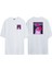 Unisex Hentaı Xxx Ön Arka Baskılı Beyaz Oversize T-Shirt 1