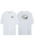 Unisex Internet Trol Trollface Rage Komik Ön Arka Baskılı Beyaz Oversize T-Shirt 1