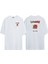 Unisex Pokedemon Ön Arka Baskılı Beyaz Oversize T-Shirt 1