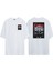 Unisex Tupac Factory Ön Arka Baskılı Beyaz Oversize T-Shirt 1