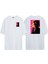 Unisex Tyler Durden Fıght Club Ön Arka Baskılı Beyaz Oversize T-Shirt 1