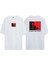 Unisex Al Pacino Scarface Tony Montana Hello Ön Arka Baskılı Beyaz Oversize T-Shirt 1