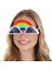Rainbow Gökkuşağı Şeklinde Parti Gözlüğü Camlı 1 Adet 17X7,5 cm Hawai Retro 3