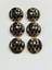 Metal Düğme/kaban Manto Boyu/ 6 Lı Set/2,5 CM/JX008 1