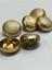 Metal Düğme/hırka Yelek Boyu/ 6 Lı Set/1,8 CM/JX30/MAT Gold 3