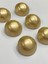 Metal Düğme/kaban Manto Boyu/ 6 Lı Set/2,5 CM/JX022/MAT Gold 1