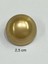 Metal Düğme/kaban Manto Boyu/ 6 Lı Set/2,5 CM/JX022/MAT Gold 4