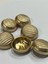 Metal Düğme/trençkot Ceket Boyu/ 6 Lı Set/2,5 CM/JX30/MAT Gold 3