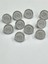 Bluz Gömlek Düğmesi/metalize(Plastik) Düğme / 10 Lu Set / 1 cm 1