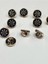 Bluz Gömlek Düğmesi/metalize(Plastik) Düğme / 10 Lu Set / 1 cm 2