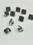 Bluz Gömlek Düğmesi/metalize(Plastik) Düğme / 10 Lu Set / 1 cm 3