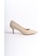 Hakiki Deri MBHRNS977-BJ Kadın Süet İnce 6 cm Topuklu Bej Stiletto & Topuklu Ayakkabı 4