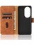 Huawei P50 Pro Deri Kart Tutucu Kapak ile Folio Flip Case (Yurt Dışından) 5