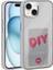 Apple iPhone 14 Kılıf Ekranı Yansıtan Akıllı Nfc Kapak Gri 1