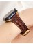 Apple Watch 38MM 40MM 41MM 3 4 5 6 7 Se 8 9 Uyumlu Kadın Deri Kordon Kahverengi Apple Saat Kayışı 1