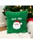 Toyzz Yeşil Dekoratif 30X30 Çocuk Odası Pelüs Noel Baba Yılbaşı Yastık Kırlent 1