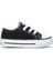 Çocuk Unisex Siyah Rahat Kalıp Bağcıklı Sneaker 5