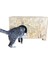 Dizayn Kedi Evi Dış Ortam Uygun Ahşap Kedi Evi Osb 61X41X36 cm (Minder ) 5