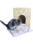 Dizayn Kedi Evi Dış Ortam Uygun Ahşap Kedi Evi Osb 40X37X34 cm (Minder ) 2