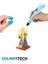 Mavi 3D Pen Üç Boyutlu Yazıcı Kalem 5 Metre 10 Adet Filament ve USB Kablo ile Birlikte (50 Metre) 5