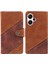 Xiaomi Için Redmi Note 13 Pro+ 5g Case Çılgın At Dokusu Pu Deri Dergisi Koruyucu Kapak Kahverengi (Yurt Dışından) 1